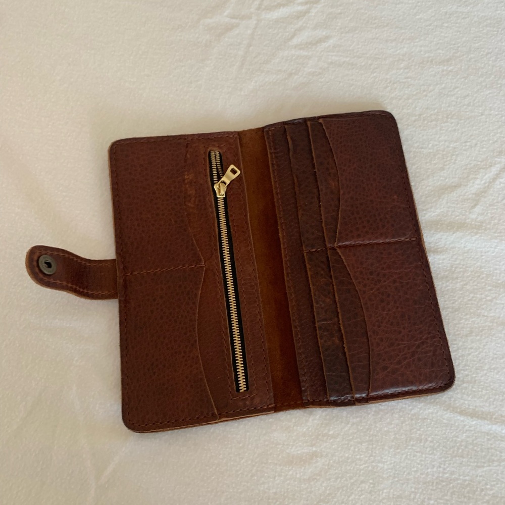 Portland Leather Bifold Wallet Nutmeg